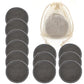 Reusable Bamboo Makeup Remover Pads 12pcs/Bag Washable Rounds Cleansing Facial Cotton Make