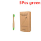 New Organic Children's Bamboo Toothbrush ten Colors Soft Fibre Bristles Biodegradable Handle