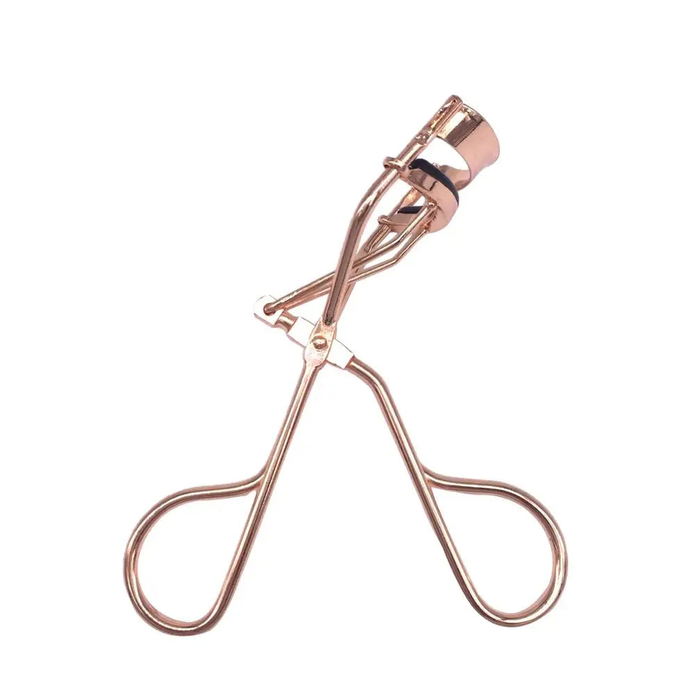 ELECOOL Professional Rose Gold Eyelash Curler - Premium Curling Tool with Replacement Pads