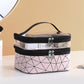 Double Transparent Cosmetic Bag - Big Capacity Travel Makeup Organizer