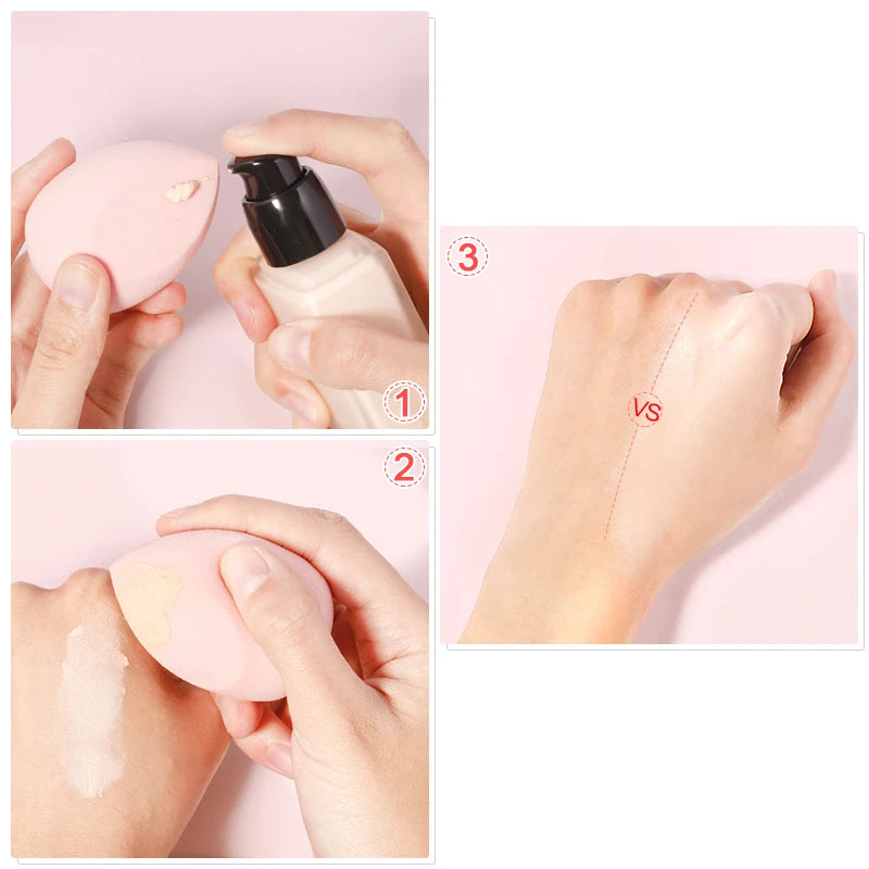 Cut Shape Makeup Sponge - Multi-Purpose Foundation & Concealer Blender