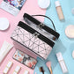 Double Transparent Cosmetic Bag - Big Capacity Travel Makeup Organizer