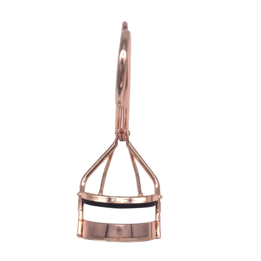 ELECOOL Professional Rose Gold Eyelash Curler - Premium Curling Tool with Replacement Pads