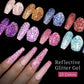UR SUGAR Reflective Glitter Gel Polish - 7.5ml Pink Sequins Nail Art