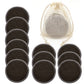Reusable Bamboo Makeup Remover Pads 12pcs/Bag Washable Rounds Cleansing Facial Cotton Make
