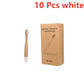 New Organic Children's Bamboo Toothbrush ten Colors Soft Fibre Bristles Biodegradable Handle