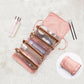 4-in-1 Separable Cosmetic Bag Set - Mesh Travel Makeup Organizer