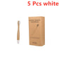 New Organic Children's Bamboo Toothbrush ten Colors Soft Fibre Bristles Biodegradable Handle