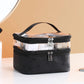 Double Transparent Cosmetic Bag - Big Capacity Travel Makeup Organizer