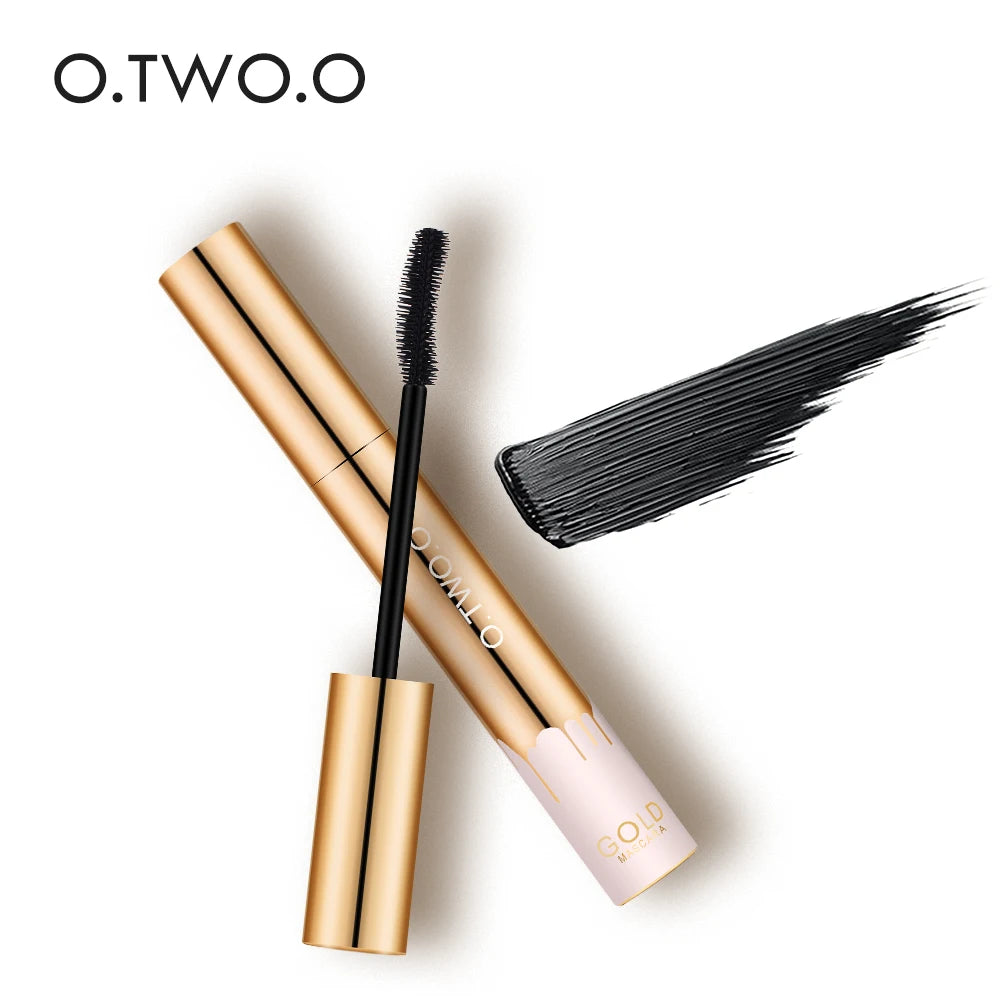 O.TWO.O 3D Mascara - Lengthening Black Lash Long-Wearing Gold Color