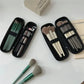 Waterproof Double Zipper Makeup Brush Case - Professional Portable Storage