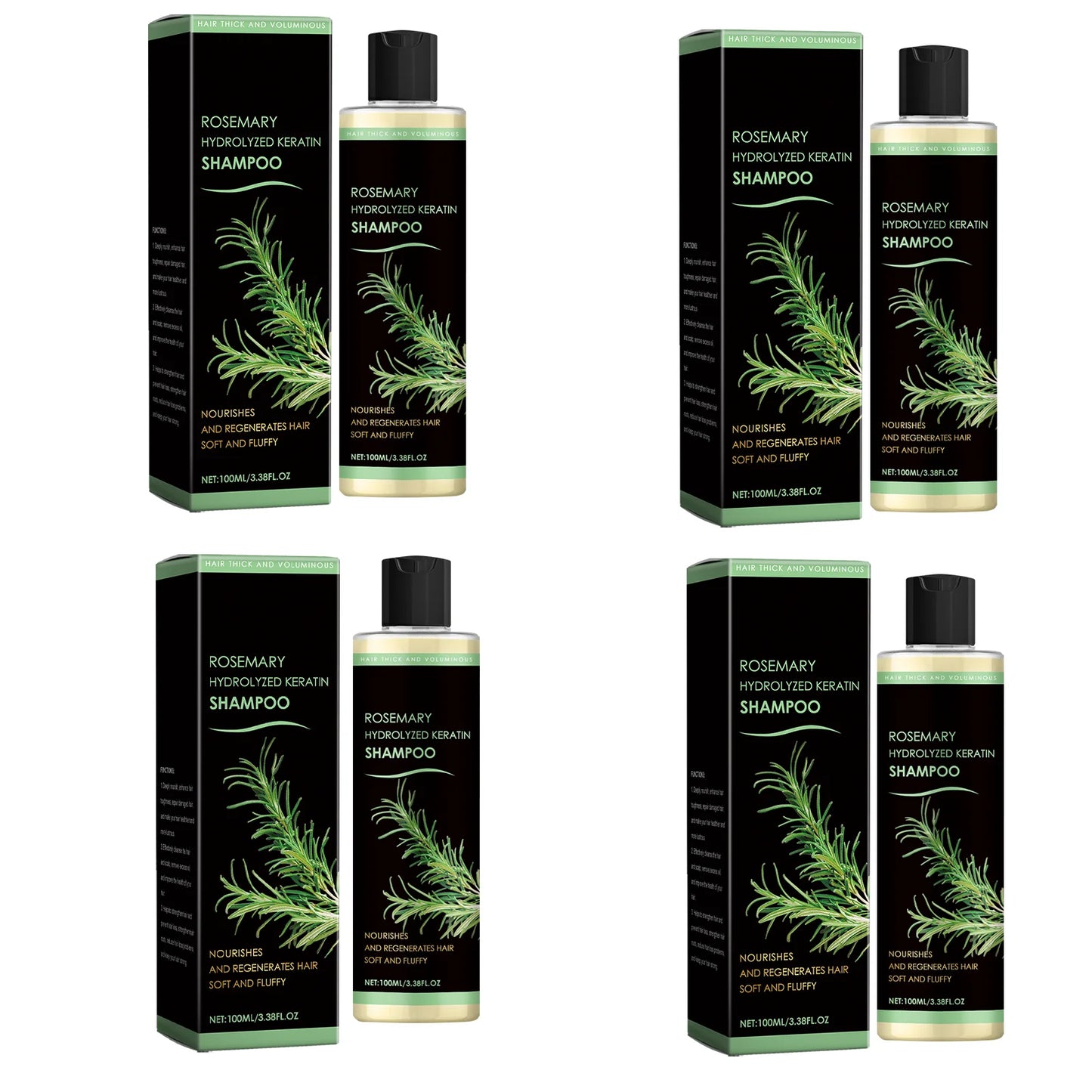 HOEGOA Rosemary Natural Shampoo - Deep Nourishing Hair Repair & Oil Control