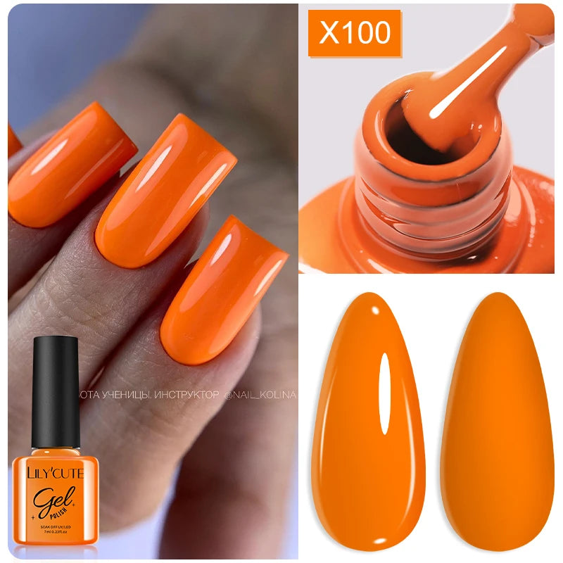 LILYCUTE Thermal Gel Nail Polish 7ml - Temperature Color Changing UV LED