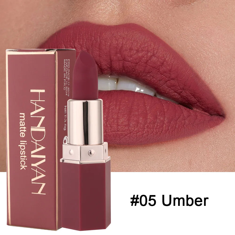 Handaiyan Matte Velvet Lipstick - Long-Lasting Waterproof Formula
