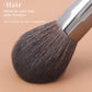 Professional 14-Piece Natural Goat Hair Makeup Brush Set with Premium Wooden Handles & Travel Case
