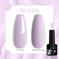LILYCUTE 7ML Jelly Amber Gel Nail Polish Nail Art Dark Bloom Leopard