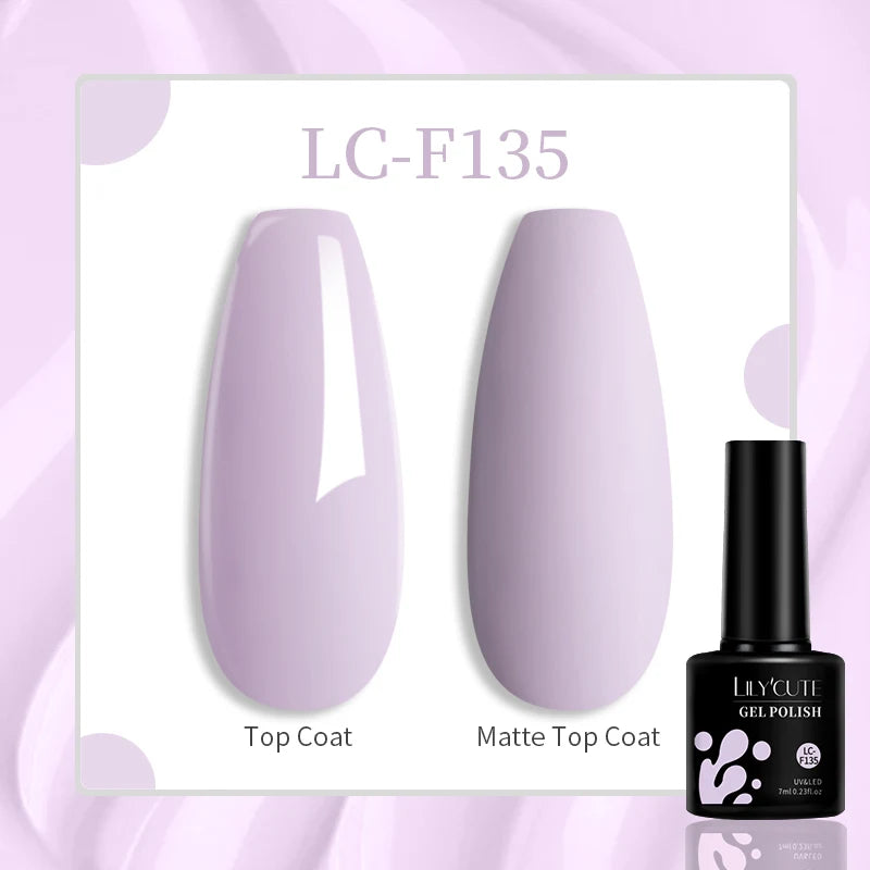 LILYCUTE 7ML Jelly Amber Gel Nail Polish Nail Art Dark Bloom Leopard