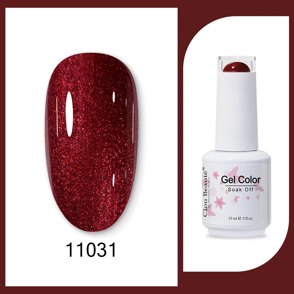 Clou Beaute HEMA & TPO Free Gel Nail Polish - Army Green 15ml