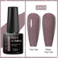 MEET ACROSS Wine Red Gel Nail Polish - 7ml Long-Lasting French Manicure