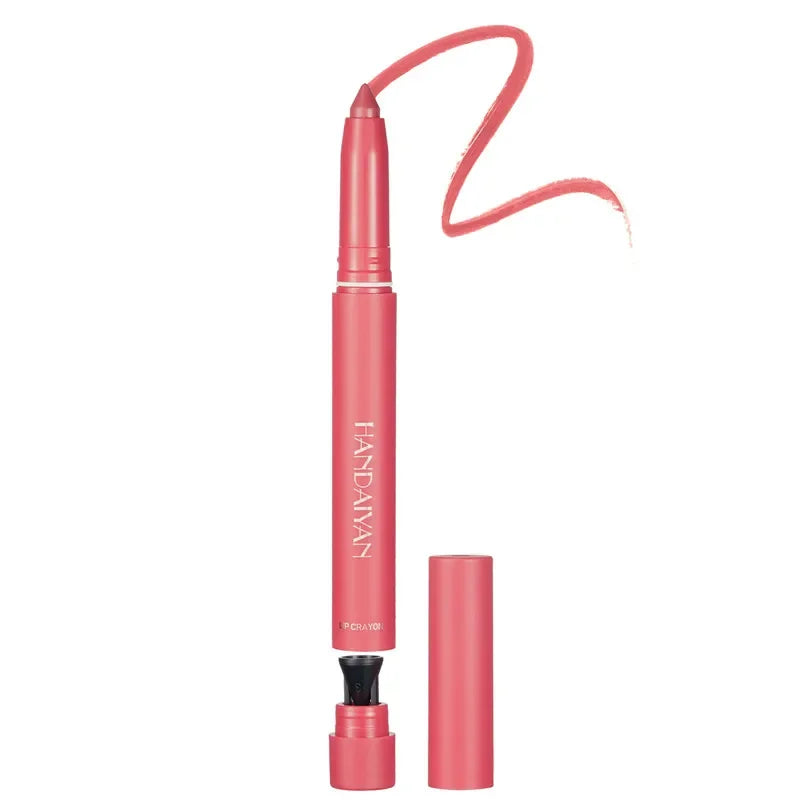 Pink Velvet Matte Lipstick Pen - Waterproof Long-Lasting Lip Liner Pencil (12 Shades)