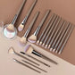 Professional Makeup Brush Set - 3-20 Pieces Premium Soft Goat Hair &