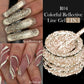 LILYCUTE 5ML Reflective Glitter Liner Gel Polish Nail Art Champagne Sparkling Lines