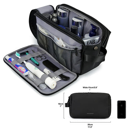 BAGSMART Waterproof Dopp Kit - Lightweight Travel Toiletries Organizer