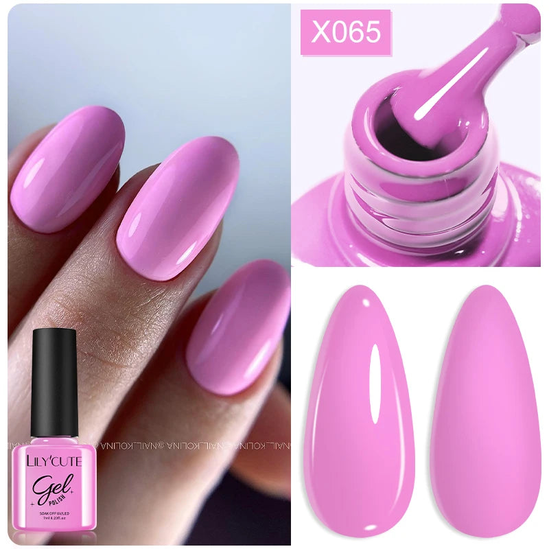 LILYCUTE Thermal Gel Nail Polish 7ml - Temperature Color Changing UV LED