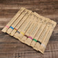 10pcs Colorful Natural Bamboo Toothbrush Soft Bristle Charcoal Teeth Whitening Bamboo Toothbrushes