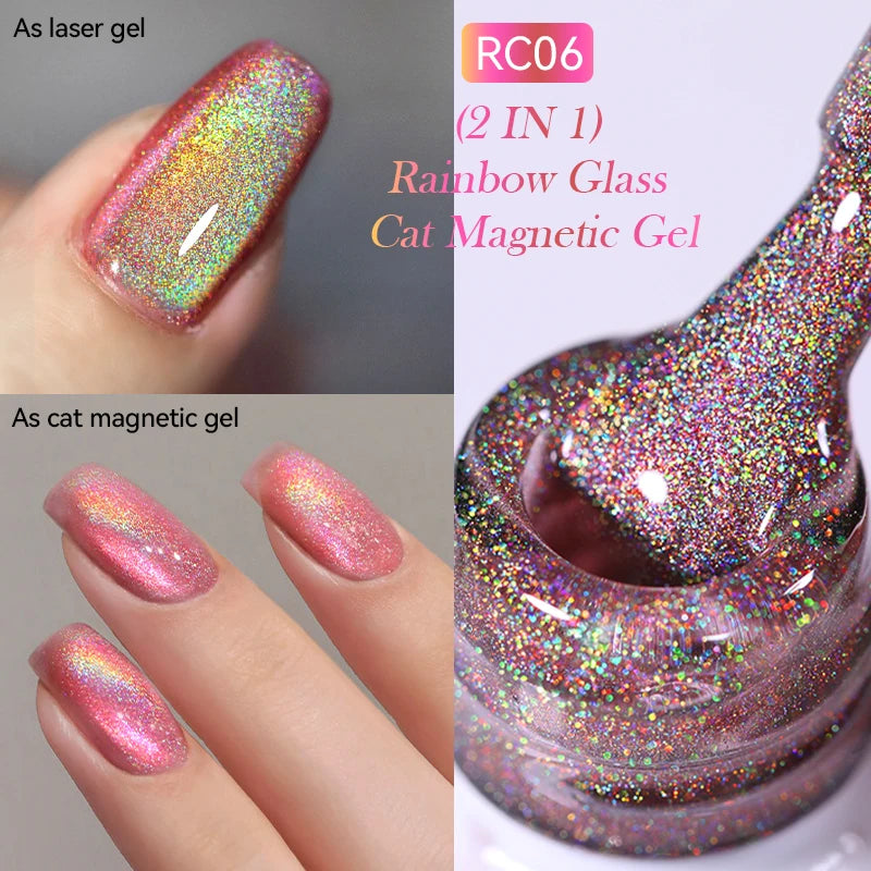 LILYCUTE 9D Cat Eye Magnetic Gel Nail Polish - 7ml
