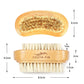 Double-Sided Nail Cleaning Brush - Natural Bristle Manicure Tool
