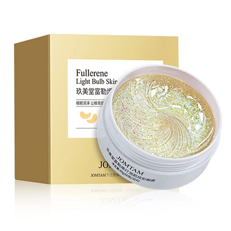 Crystal Collagen Eye Mask - 60 Patches for Hydration & Dark Circle Removal
