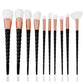 Professional Unicorn Makeup Brush Set - 10 Piece Collection