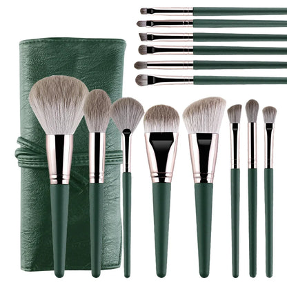 JTFIL Professional Makeup Brush Set - 14 Piece Soft Fluffy Cosmetic Brushes