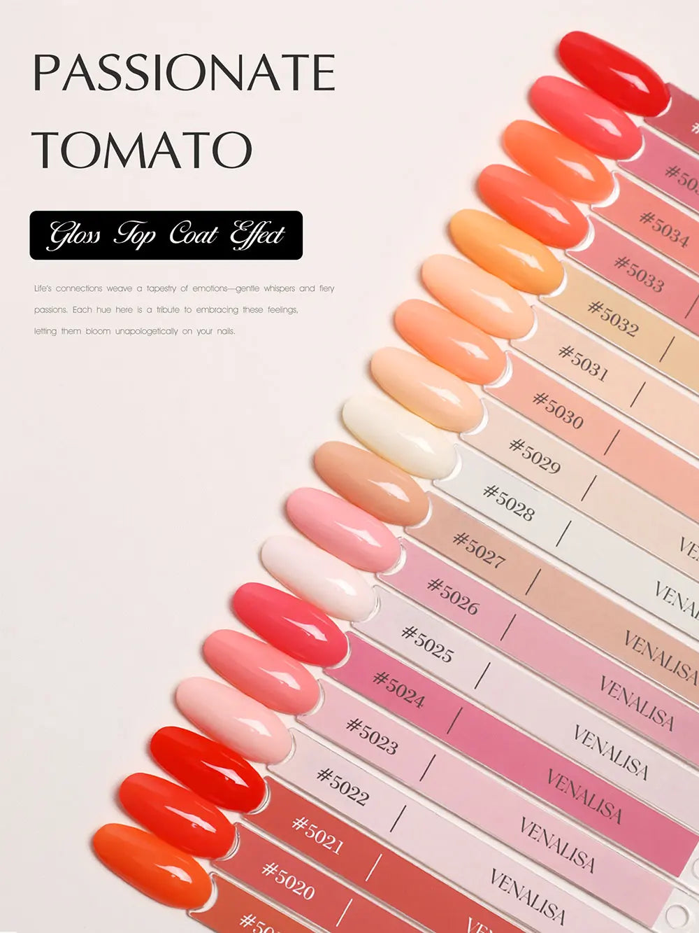 VENALISA V6 Gel Nail Polish - HEMA & TPO Free, Long-Lasting UV/LED Gel, 10ml