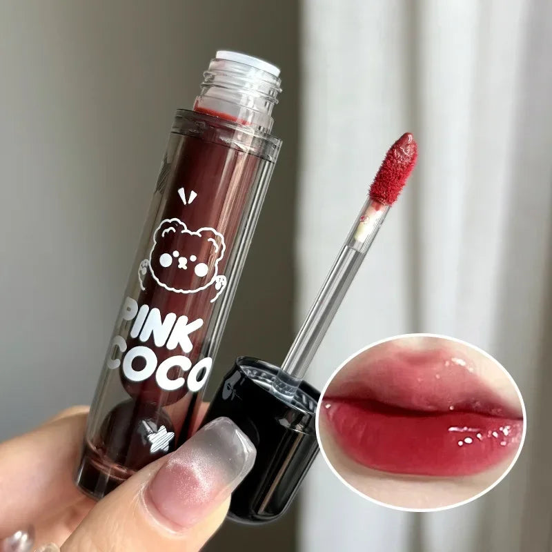 Handaiyan Mirror Glass Lip Tint - Long-Lasting Waterproof Lip Gloss