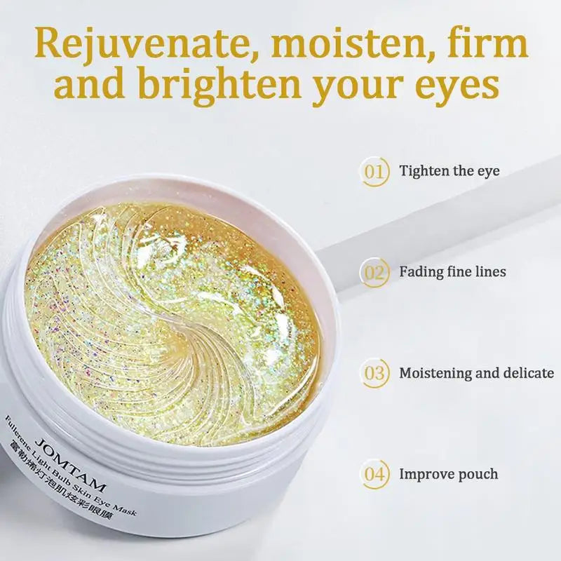 Crystal Collagen Eye Mask - 60 Patches for Hydration & Dark Circle Removal