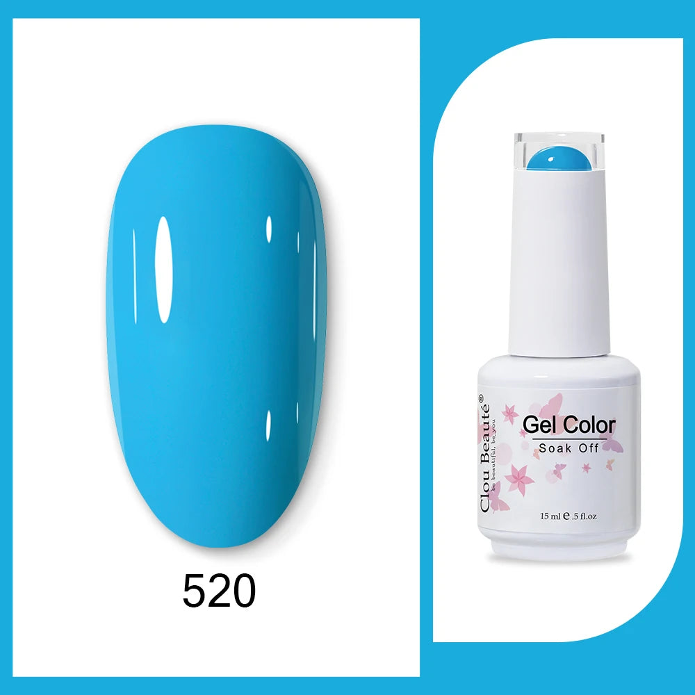 Clou Beaute HEMA & TPO Free Gel Nail Polish - Army Green 15ml