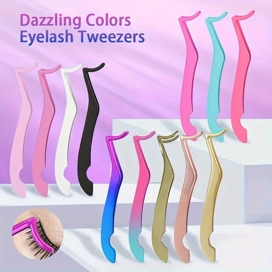 Professional Eyelash Extension Tweezers - Seahorse Design High Density Grafting Tool