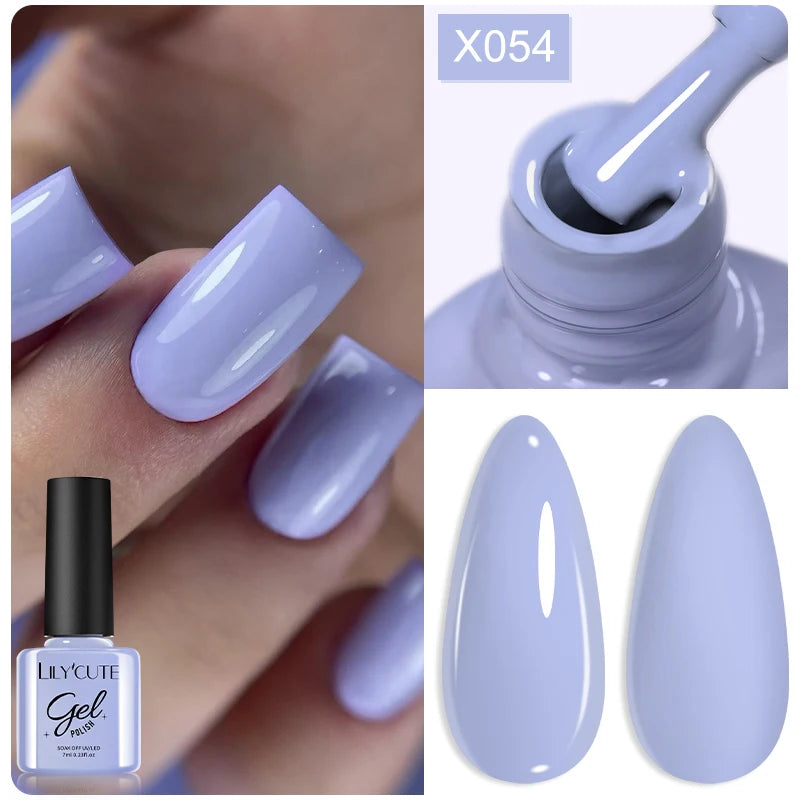 LILYCUTE Thermal Gel Nail Polish 7ml - Temperature Color Changing UV LED