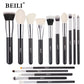 BEILI Professional Makeup Brush Set - 30 Piece Natural Hair Collection