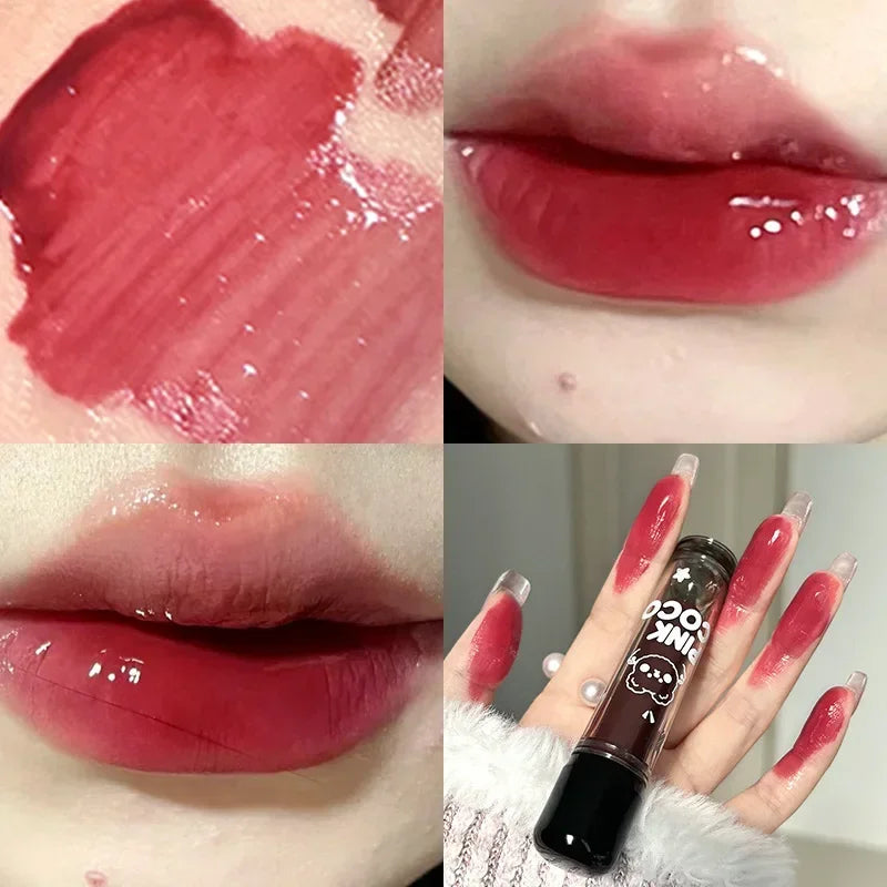 Handaiyan Mirror Glass Lip Tint - Long-Lasting Waterproof Lip Gloss