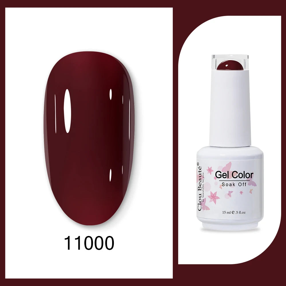 Clou Beaute HEMA & TPO Free Gel Nail Polish - Army Green 15ml