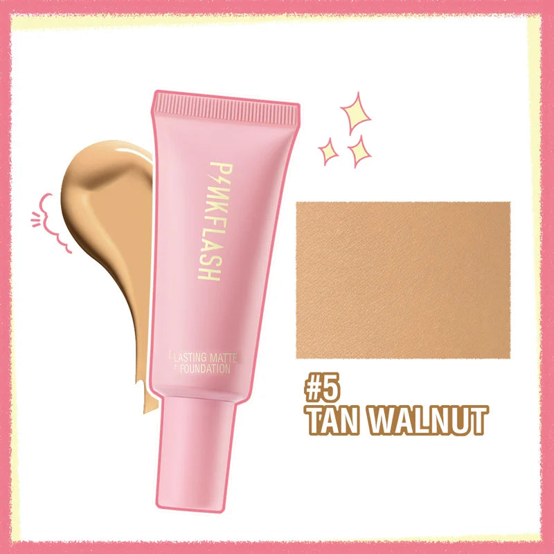 Makeup Foundation - Full Concealer Smooth Oil Control Matte Base