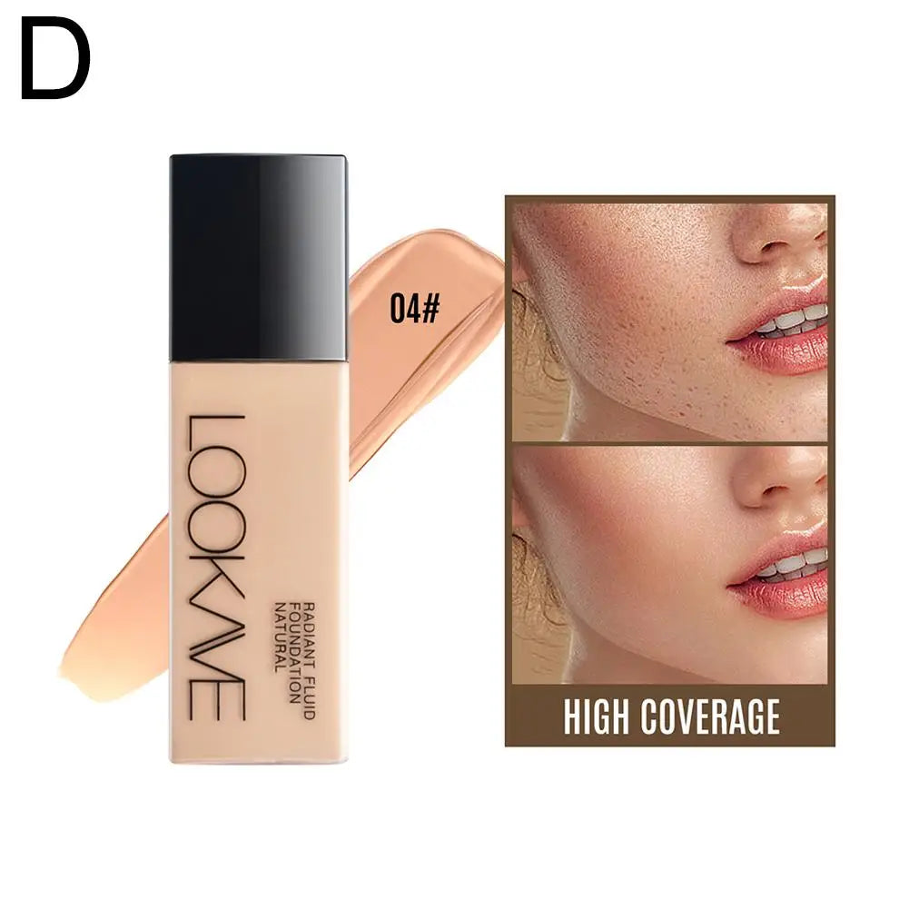 Liquid Foundation - Long Lasting Full Coverage Natural Matte