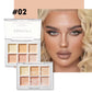 Moisturizing Multicolor Concealer Palette - Full Coverage Cream Base