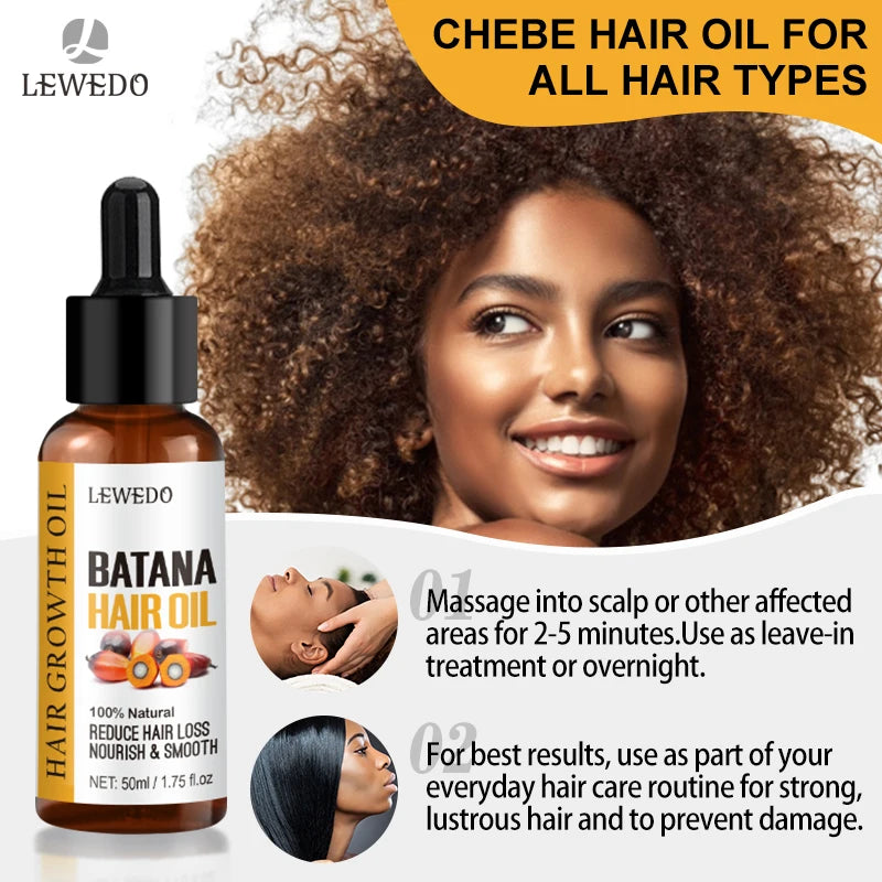 Pure Batana Oil Hair Growth Treatment - Nourishing Hair Care for Men & Women