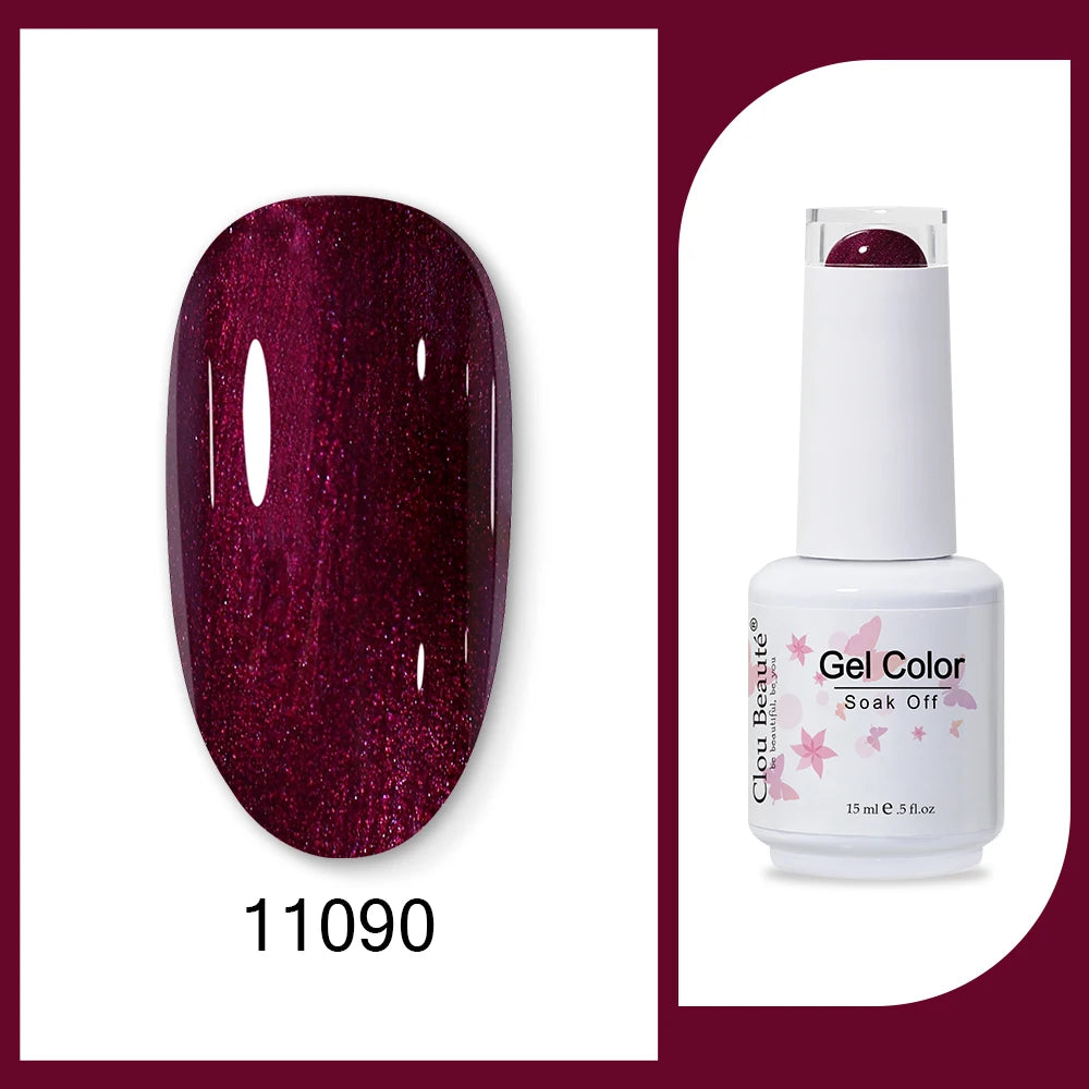 Clou Beaute HEMA & TPO Free Gel Nail Polish - Army Green 15ml