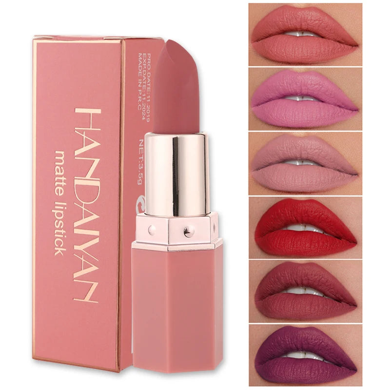 Handaiyan Matte Velvet Lipstick - Long-Lasting Waterproof Formula