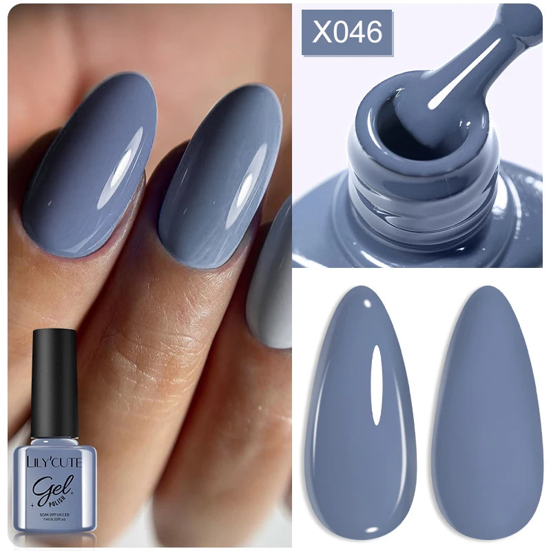 LILYCUTE Thermal Gel Nail Polish 7ml - Temperature Color Changing UV LED